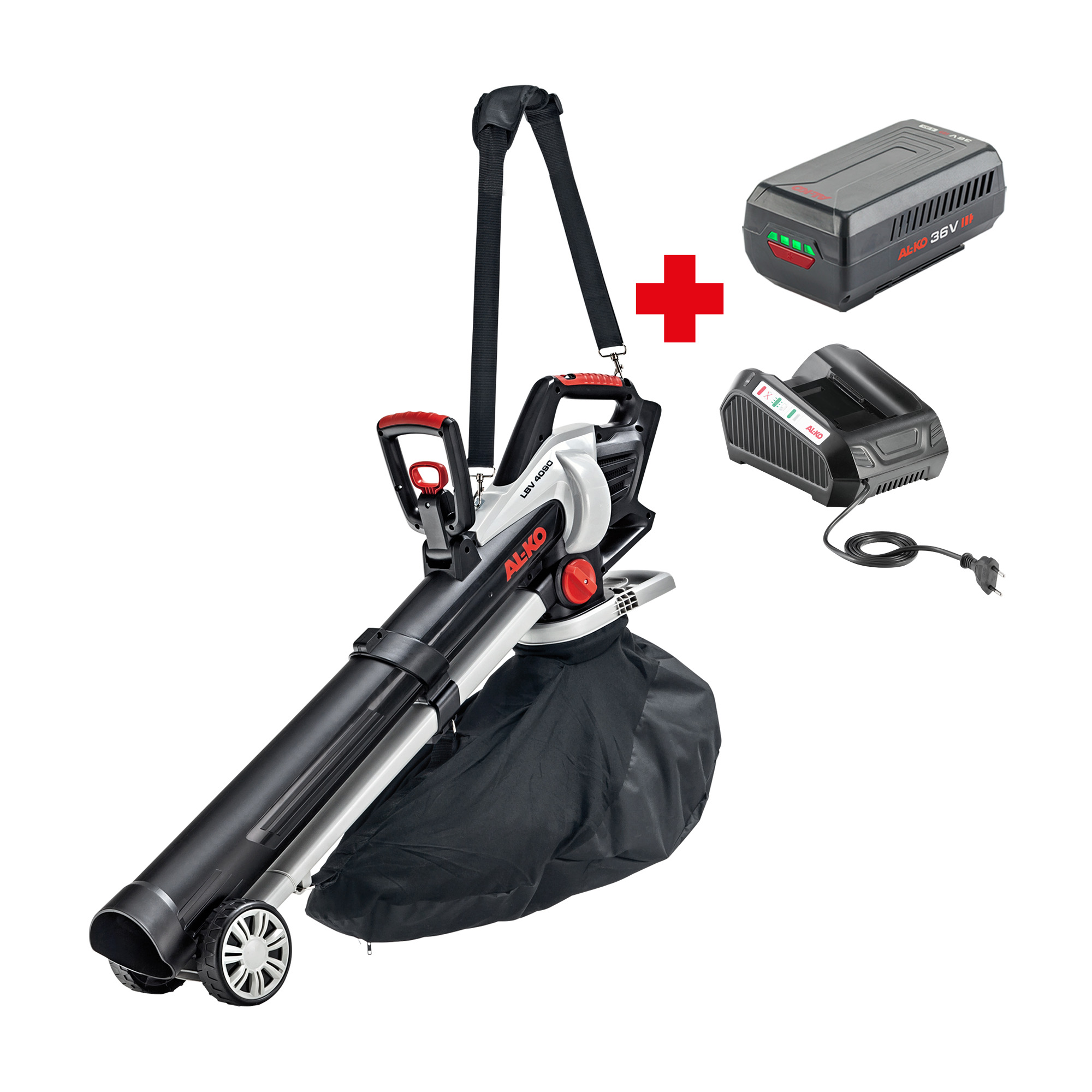 AL-KO 36 V Akku-Laubsauger LBV 4090 inkl. Akku und Ladegerät