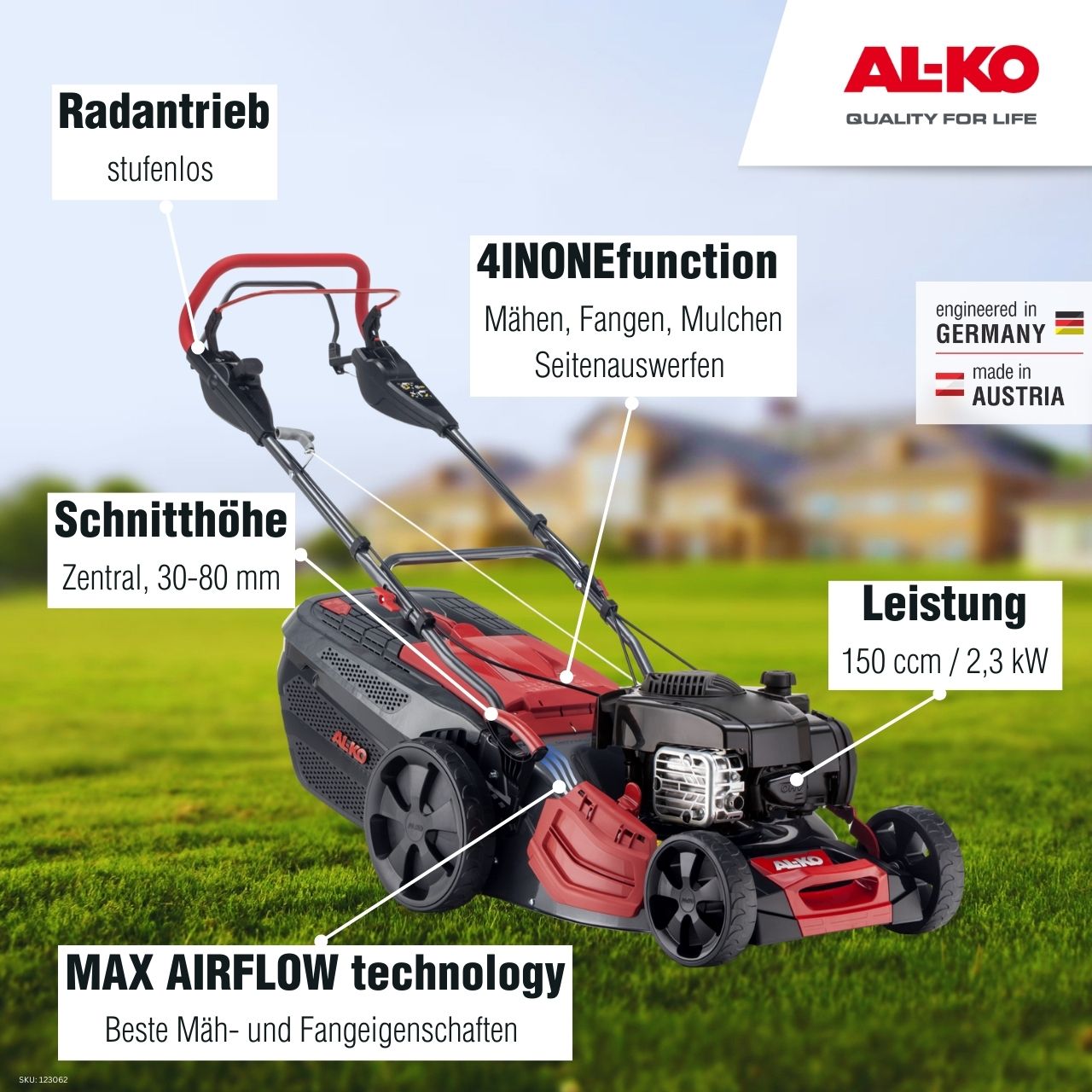 AL-KO Benzin-Rasenmäher Premium 524 VS-B – Bild 2