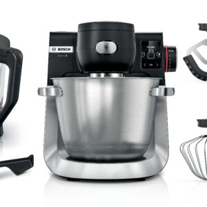 Serie 6 Küchenmaschine mit Waage 1600 W Schwarz, Edelstahl gebürstet