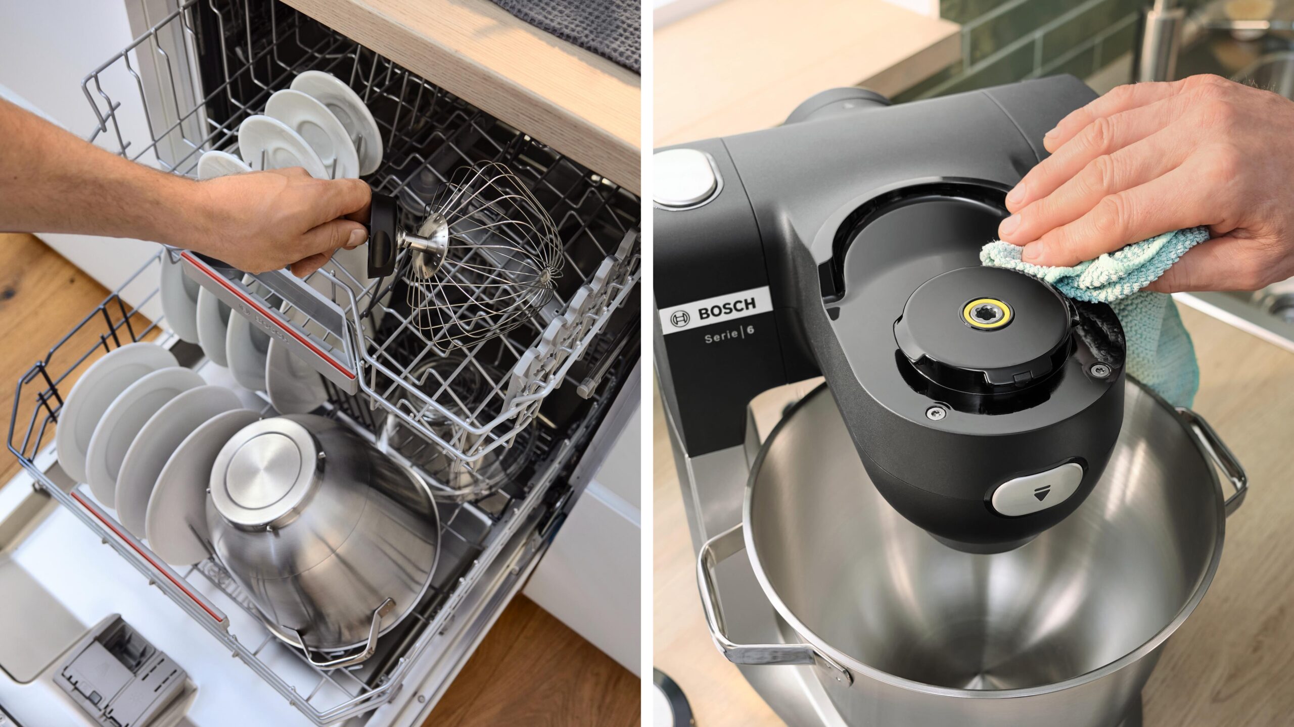 Serie 6 Küchenmaschine mit Waage 1600 W Schwarz, Edelstahl gebürstet – Bild 14