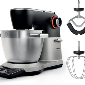 Serie 8 Küchenmaschine mit Waage 1800 W Silber, Schwarz