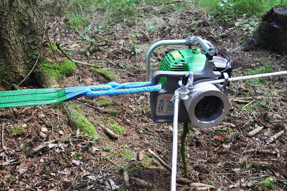 Nordforest Spillwinde 1800 max. Seil Ø 14 mm – Bild 4