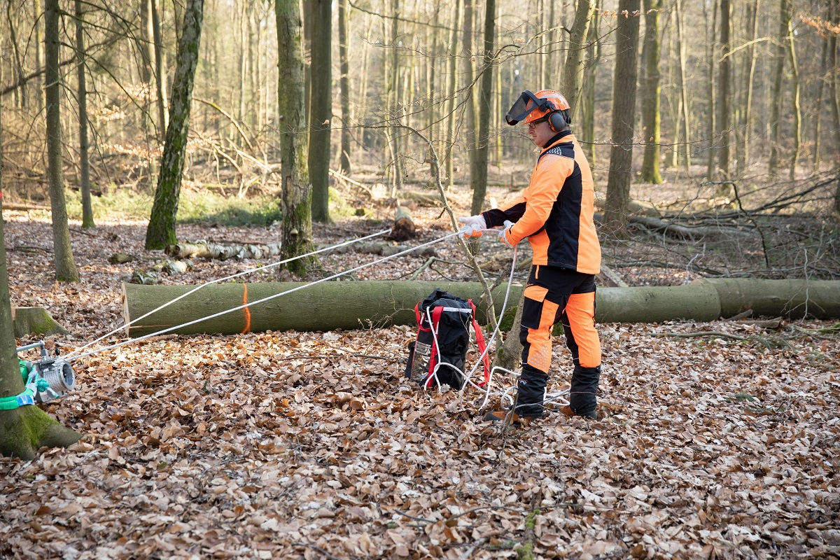 Nordforest Spillwinde 1800 max. Seil Ø 14 mm – Bild 5