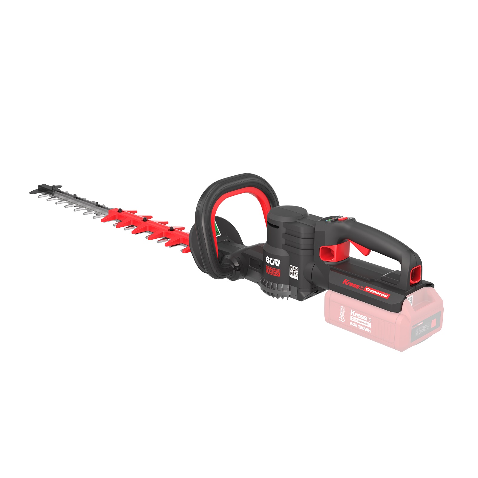 Kress Commercial KC200.9 60V 63cm Akku - Heckenschere inkl. Akku + Ladegerät – Bild 4