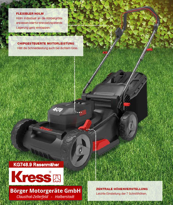 Kress KG748.9 Akku-Rasenmäher 40 V – Bild 2