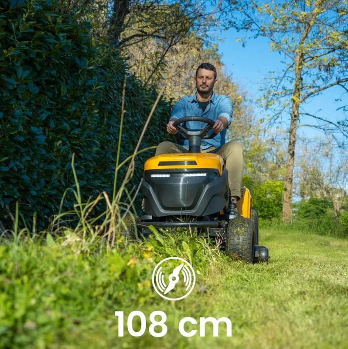 Stiga Tornado 5108e Rasentraktor inkl. Ladegerät | ohne Akku – Bild 2
