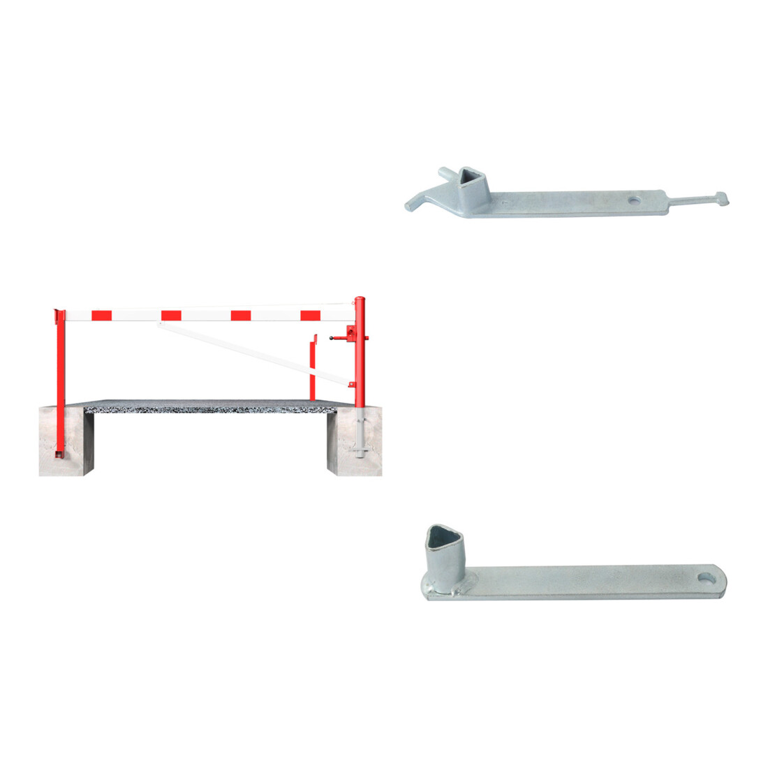 Set Schake Drehschranke 5,50m + Dreikantverschluss + Schake GmbH...