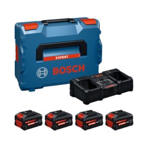 Bosch L-BOXX Batterie/Ladegerät Set 2x EXBA18V-55 + 2x EXBA18V-80 + EXAL18V2-320; C