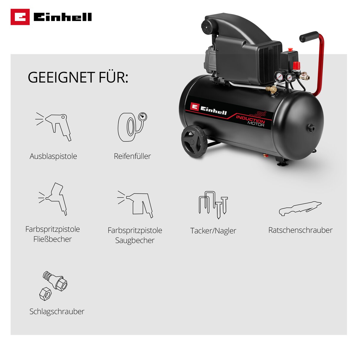 Einhell Kompressor TC-AC 270/50/10 – Bild 8