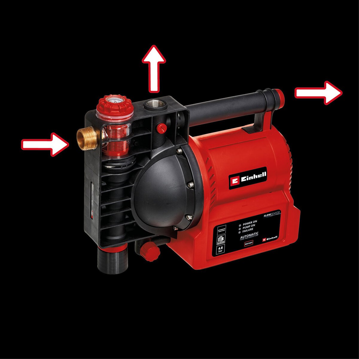 Einhell Autom. Haus- und Gartenpumpe GE-AW 1142 FS – Bild 9