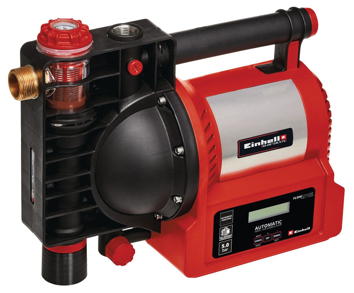 Einhell Autom. Haus- und Gartenpumpe GE-AW 1246 N FS