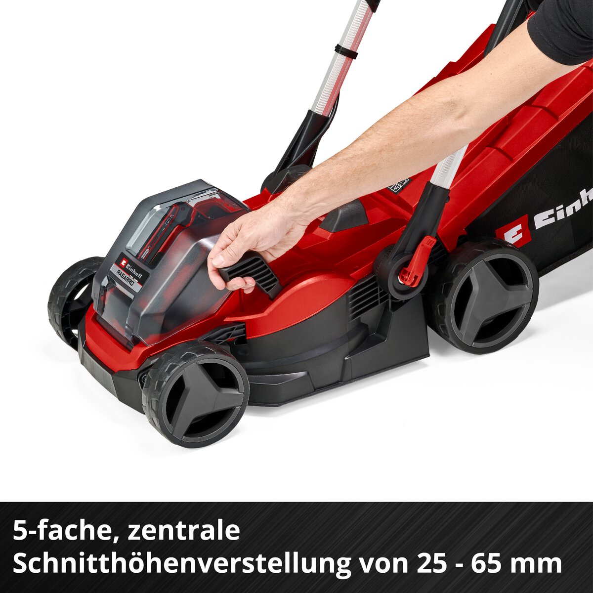 Einhell Akku-Rasenmäher RASARRO 36/250 (2x2,5 Ah) – Bild 7