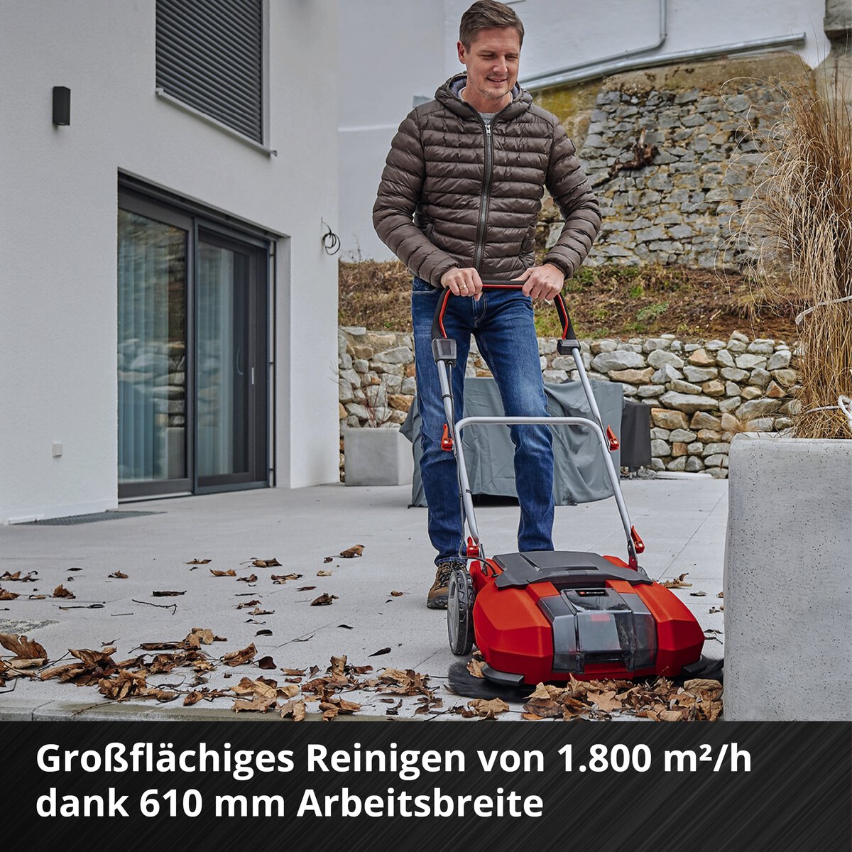 Einhell Akku-Kehrmaschine TE-SW 18/610 Li-Solo – Bild 6