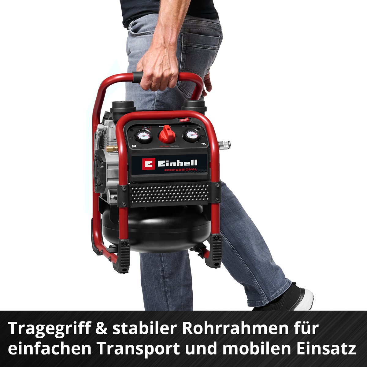 Einhell Akku-Kompressor SILENZZO 36/210 – Bild 9