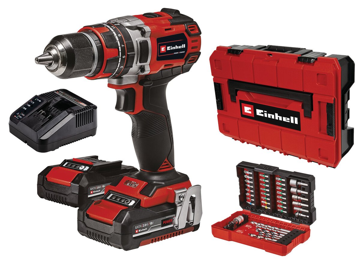 Einhell Akku-Schlagbohrschrauber TP-CD 18/50 Li-i BL +39(2x2.0) – Bild 2