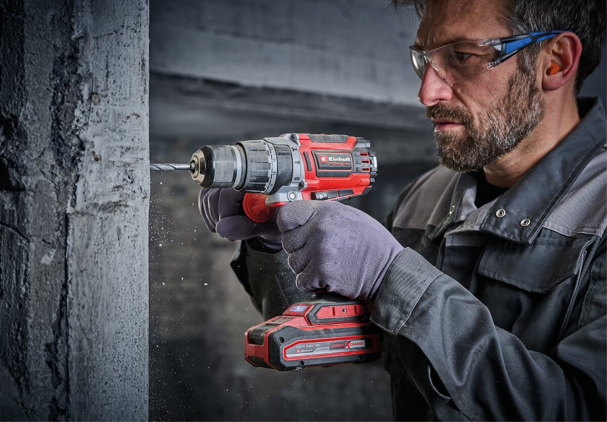 Einhell Akku-Schlagbohrschrauber TP-CD 18/70 Li-i BL+70 (2+3Ah) – Bild 4