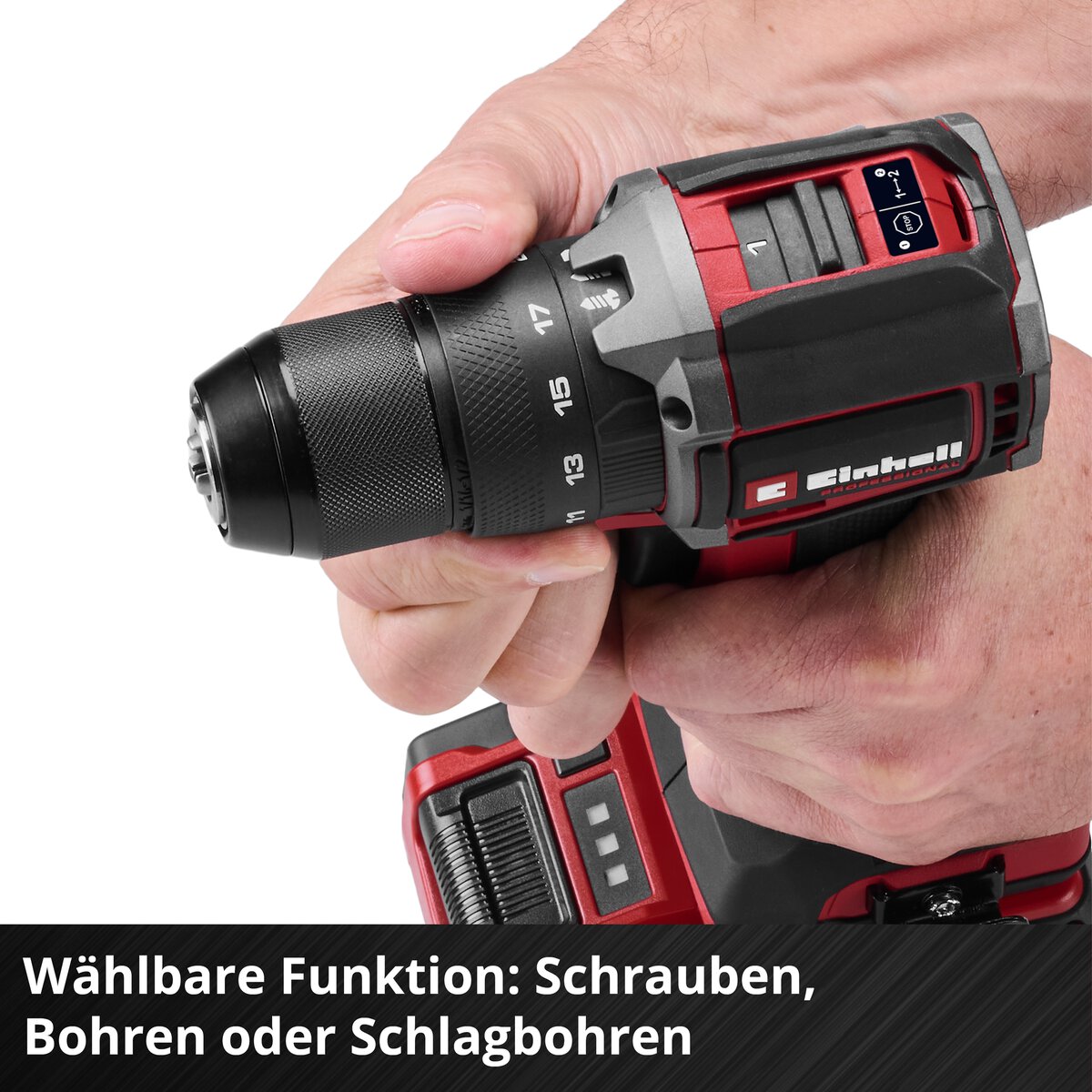 Einhell Akku-Schlagbohrschrauber TP-CD 18/50-C Li-i BL (2x3Ah) – Bild 9