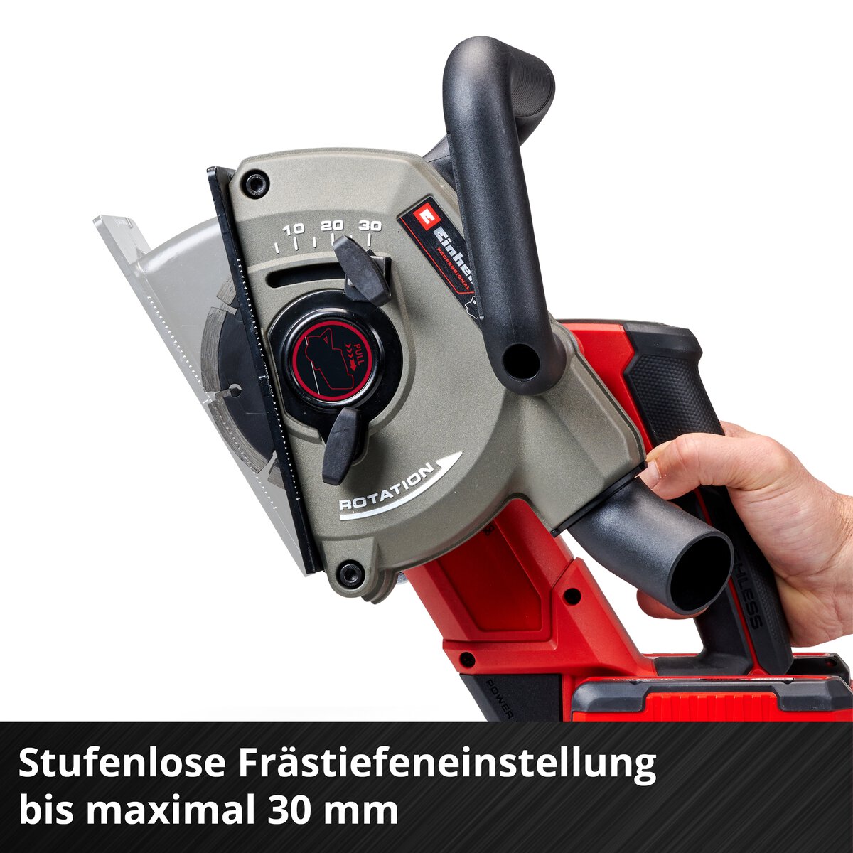 Einhell Akku-Mauernutfräse TP-MA 36/30 Li BL - Solo – Bild 8