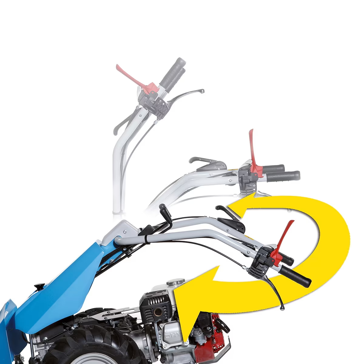 Bertolini BT 120 S Balkenmäher GX 200 mit Messerkopf ohne Mähbalken mit Bereifung – Bild 3