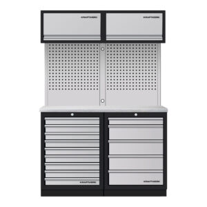 Kraftwerk Mobilio 2er Kombi, 5 & 9 Schubladen, Oberschrank, 3964K-95K2IX