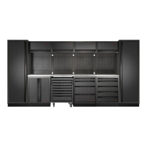Kraftwerk Mobilio 6er Kombi, 2x Hochschrank, Werkstattwagen, Edelstahl